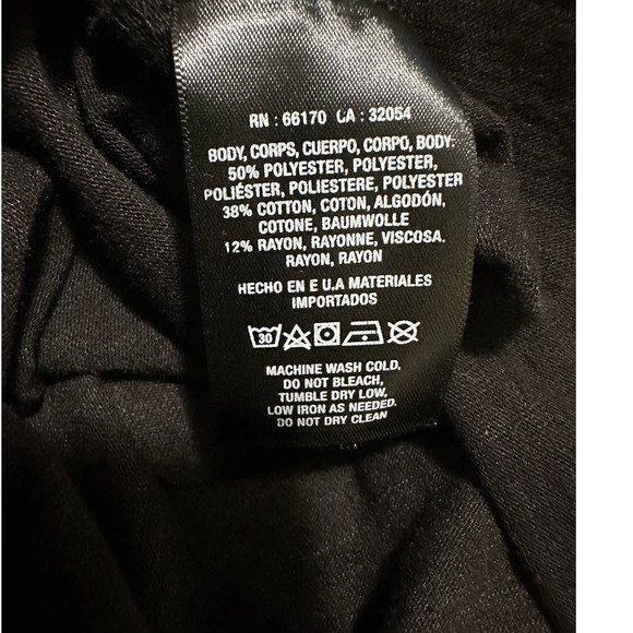 T.la dark gray short cuffed sleeves t shirt size small - Picture 5 of 8